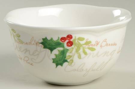 Winter Meadow Dessert Bowl