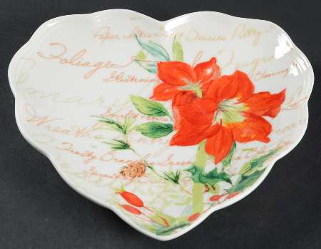 Winter Meadow Heart Shaped Dish