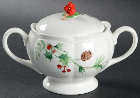 Winter Meadow Sugar Bowl & Lid