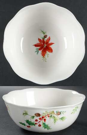 Winter Meadow 8" Round Serving Bowl