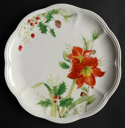 Winter Meadow Accent Luncheon Plate