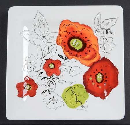 Samantha Square Salad Plate