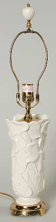 Calla Lily 21" Electric Lamp No Shade
