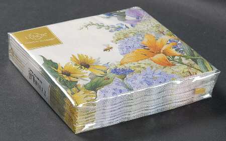 Floral Meadow Package of Paper Cocktail Napkins