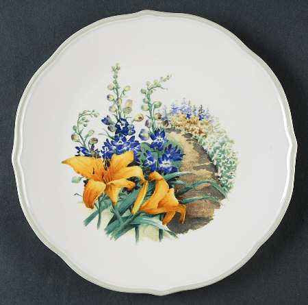 Floral Meadow Accent Salad Plate