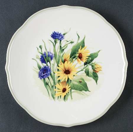 Floral Meadow Accent Salad Plate