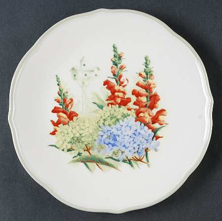 Floral Meadow Accent Salad Plate