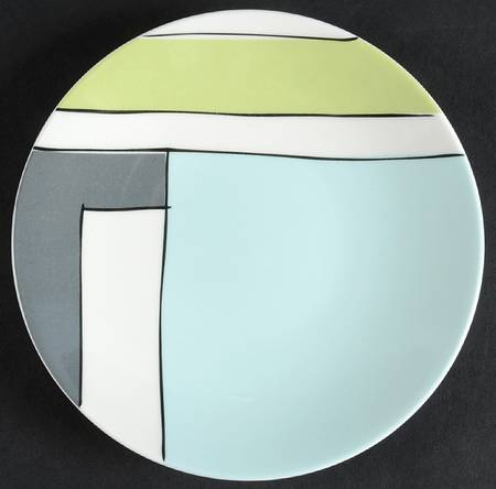 Block Party Tidbit Plate