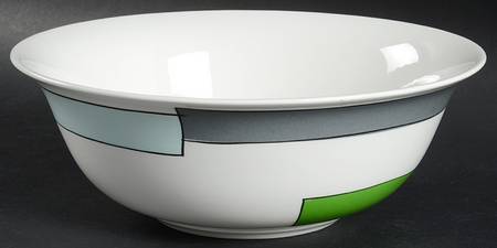 Block Party 9" Round Serving Bowl