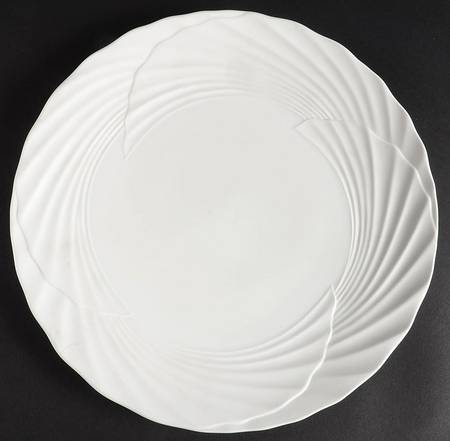 Pleated Swirl Dinner Plate