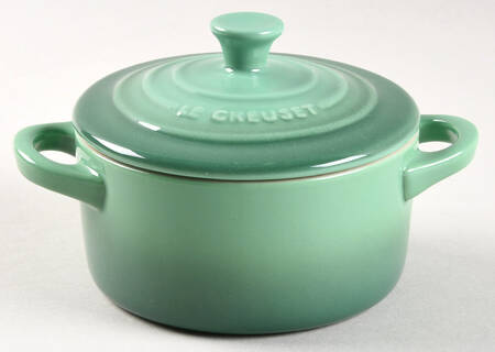 Fennel, Rosemary 8 Oz Mini Round Cocotte & Lid