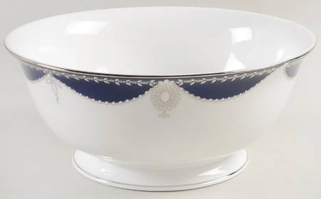 Empire Pearl Indigo 9" Round Vegetable Bowl