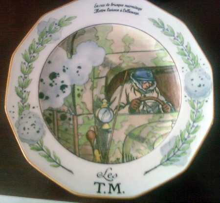 La Grande Guerre Dessins de Job Dinner Plate
