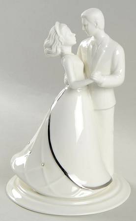 Bliss Bride and Groom Cake Topper