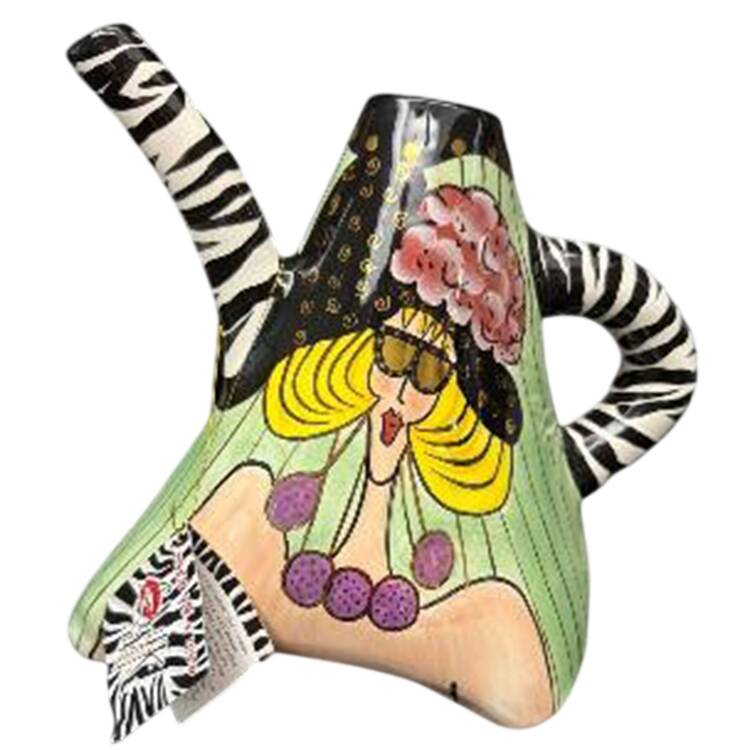 Aunt Gertie Teapot No Lid by Lynda Corneille