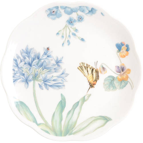 Butterfly Meadow Blue Salad/Dessert Plate