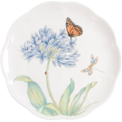 Butterfly Meadow Blue Accent Luncheon Plate
