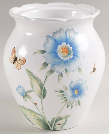 Butterfly Meadow Blue Cookie Jar No Lid