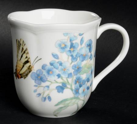 Butterfly Meadow Blue Small Mug