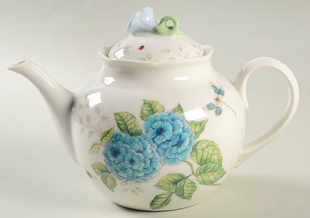 Butterfly Meadow Blue Teapot & Lid