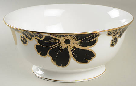 Minstrel Gold 8" Round Serving Bowl