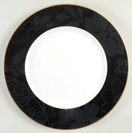 Minstrel Gold Accent Luncheon Plate