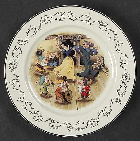 Snow White Dessert/Pie Plate