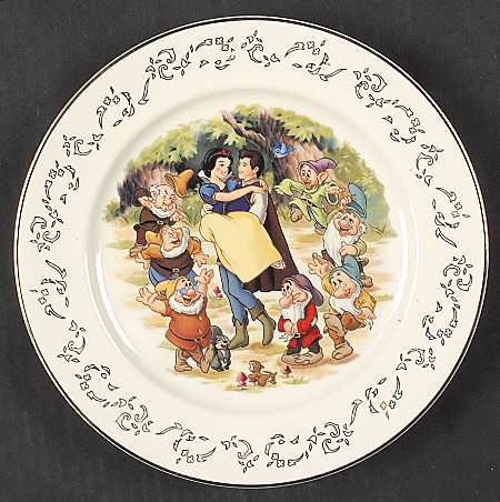 Snow White Dessert/Pie Plate