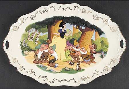 Snow White 16" Oval Serving Platter