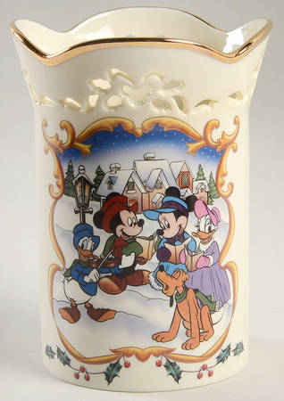 Disney Holiday Large Pierced Votive
