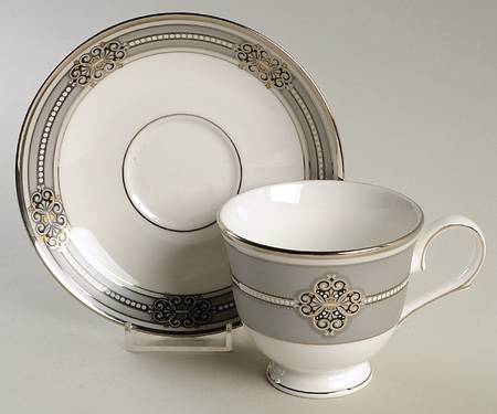 Ashcroft Footed Cup & Saucer Set