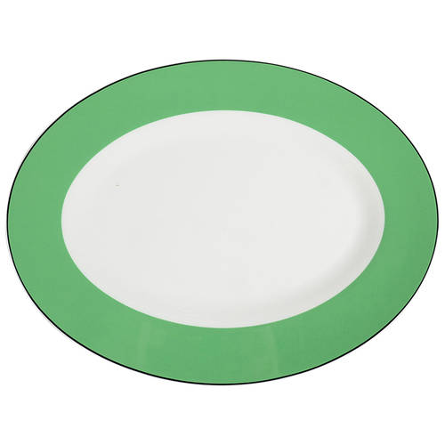 Hopscotch Drive 16" Oval Serving Platter