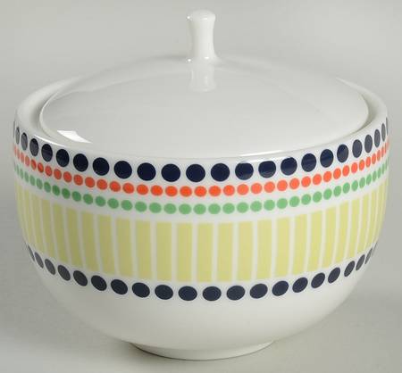 Hopscotch Drive Sugar Bowl & Lid
