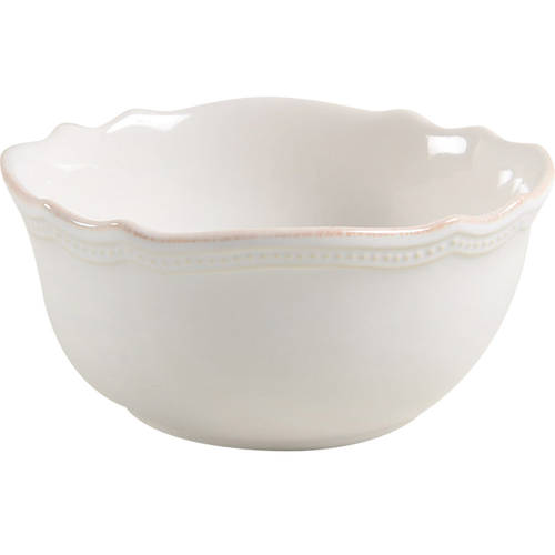 French Perle Bead White 6" All Purpose Bowl