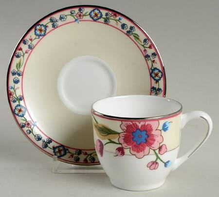 Bouvier Flat Demitasse Cup & Saucer Set
