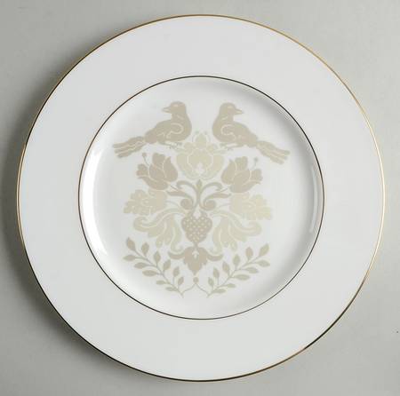 Love Bird Accent Luncheon Plate