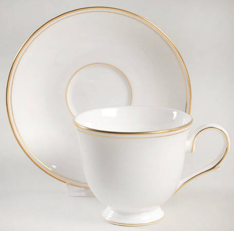 Federal Gold (Reintroduced 2013) Footed Cup & Saucer Set
