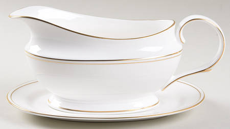 Federal Gold (Reintroduced 2013) Gravy Boat & Underplate