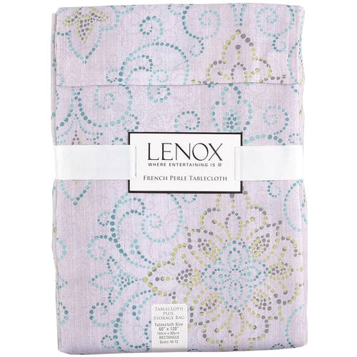 French Perle Charm 60" X 120" Rectangular Tablecloth