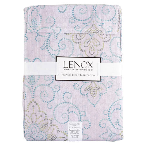 French Perle Charm 60" X 84" Oblong Tablecloth