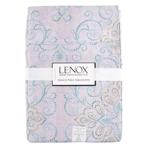 French Perle Charm 70" Round Tablecloth