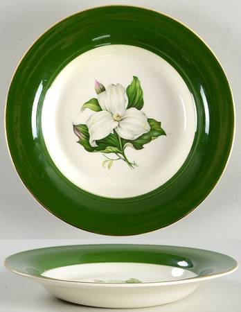 Trillium (Forest Green Band) by Limoges-American