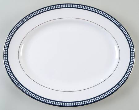 Escapade 13" Oval Serving Platter by Lenox