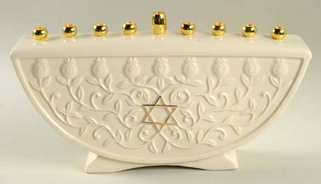 Judaic Blessings Menorah