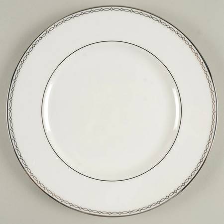 Sapphire Jewel Accent Luncheon Plate