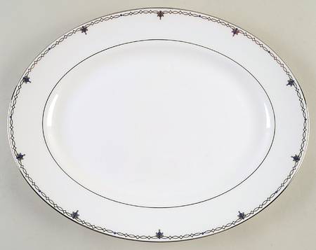 Sapphire Jewel 13" Oval Serving Platter
