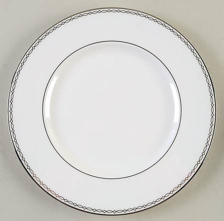 Sapphire Jewel Accent Luncheon Plate