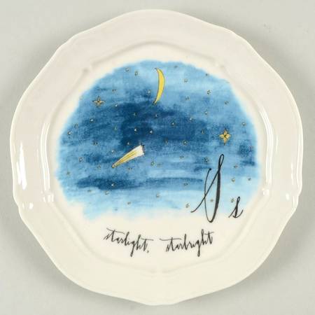 Calligrapher Canape Plate