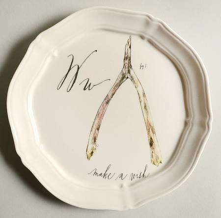 Calligrapher Canape Plate