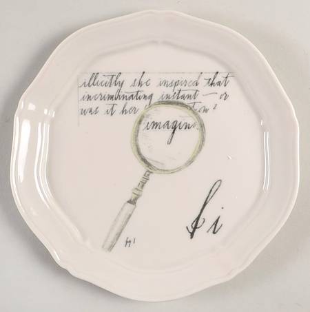 Calligrapher Canape Plate